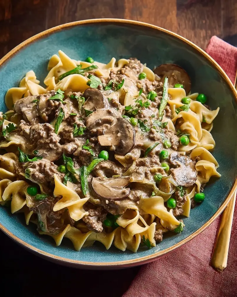 Ground Beef Stroganoff