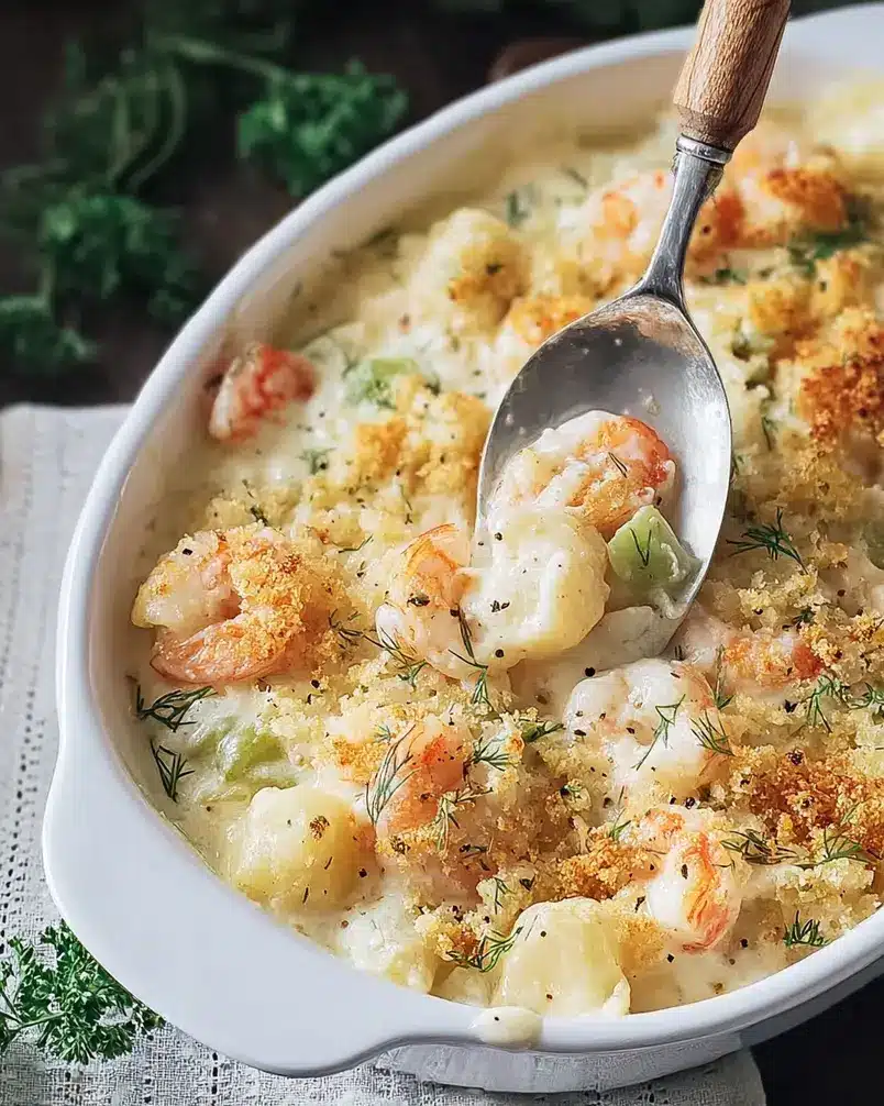 Seafood Chowder Casserole 2 Cooking process image
